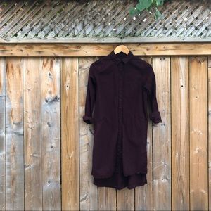 Frank & Oak Flannel Shirt Dress